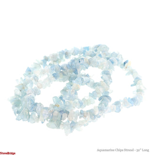 Aquamarine Chip Strands - 3mm to 5mm    from The Rock Space