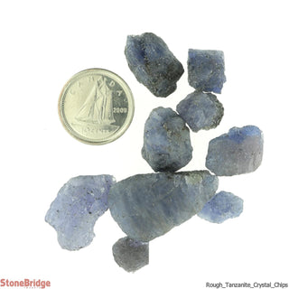 Tanzanite Chips - 1/4" to 3/4" - 20g bag    from The Rock Space