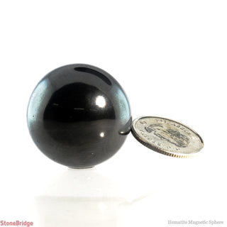 Hematite Magnetic Sphere - Extra Small #2 - 1 3/4"    from The Rock Space