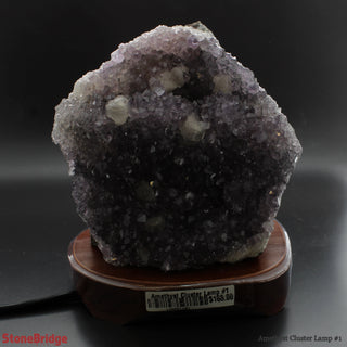 Amethyst Cluster Lamp #1 7" to 8"    from Stonebridge Imports