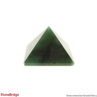 Green Aventurine Pyramid #5 - 2 1/4" to 2 1/2" Wide    from The Rock Space