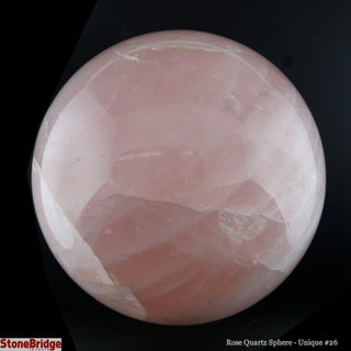 Rose Quartz Sphere U#26 - 4 1/4"    from The Rock Space