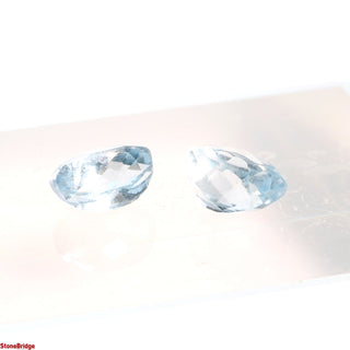 Aquamarine Gemstone - Oval Cut - Set of 2    from Stonebridge Imports