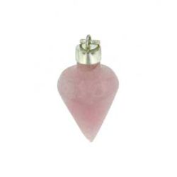 Rose Quartz Pendulum Pendant    from The Rock Space