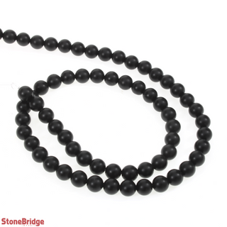 Onyx Matte - Round Strand 15" - 6mm    from The Rock Space