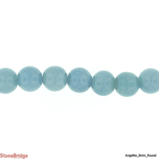Angelite Round Strand 15" - 4mm    from The Rock Space