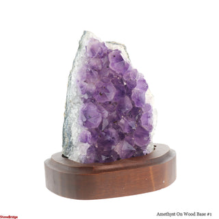 Amethyst On Wood Base #1    from The Rock Space