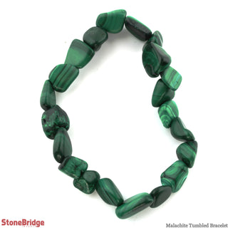 Malachite Tumbled SM Bracelet    from The Rock Space