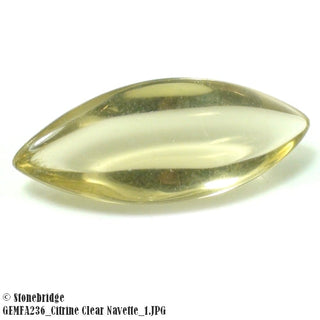 Citrine Gemstone - Navette Cut    from Stonebridge Imports