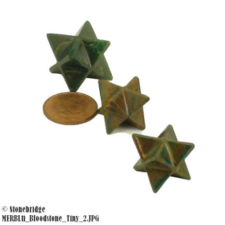 Bloodstone Merkaba - Tiny 1/2"    from The Rock Space