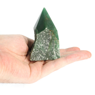 Green Aventurine Cut Base, Polished Point Tower #3    from The Rock Space