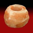 Candle Holder - Himalayan Salt - 1 Hole Large    from The Rock Space