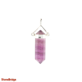 Fluorite Purple Double Terminated Swivel Pendant    from The Rock Space