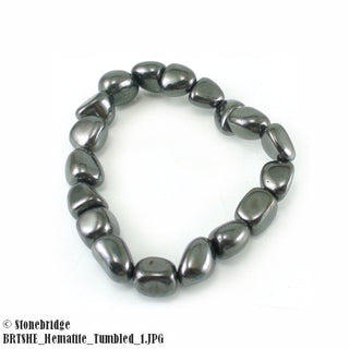 Hematite Tumbled Bracelets    from The Rock Space