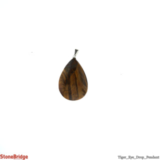 Tiger's Eye Drop Pendant - 34mm x 25mm    from The Rock Space