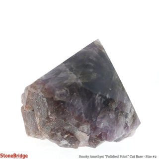 Smoky Amethyst Cut Base, Polished Point Tower #2    from The Rock Space