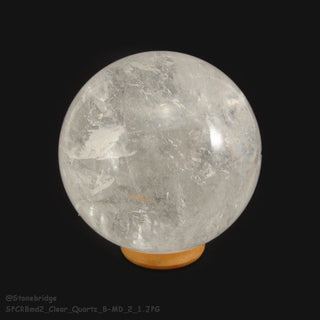 Clear Quartz B Sphere - Medium #2 - 2 3/4"    from The Rock Space