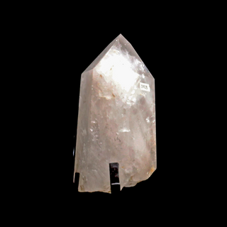 Clear Quartz Point on Iron Stand U#6 - 54 1/2"    from Stonebridge Imports