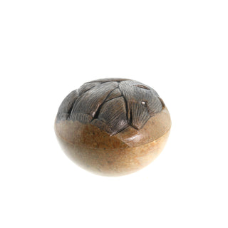 Soapstone Trinket Box - Carved - U#1 - 4" from The Rock Space