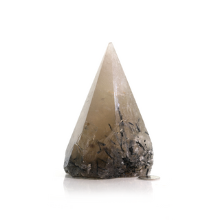 Tourmalinated Quartz Cut Base, Polished Point Tower #5    from The Rock Space