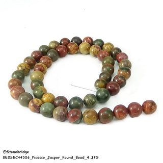 Picasso Jasper - Round Strand 15" - 6mm    from The Rock Space