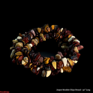 Jasper Mookite Chip Strands - 5mm to 8mm    from The Rock Space