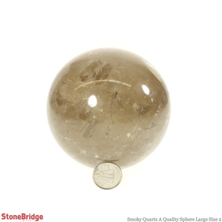 Smoky Quartz A Sphere - Large #2 - 3 1/4"    from The Rock Space