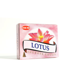 Lotus Hem Incense Cones - 10 Pack    from The Rock Space