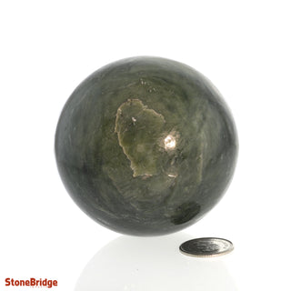 Jade Nephrite Sphere - Small #4 - 2 1/2"    from The Rock Space