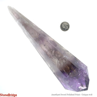 Amethyst Point Polished Sword U#18 - 8"    from The Rock Space