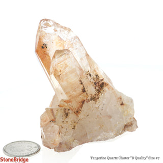 Tangerine Quartz Cluster #7    from The Rock Space