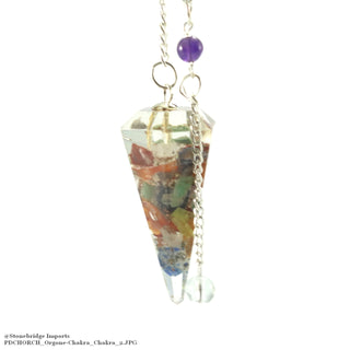 Orgone Chakra Pendulum 12 Facets & Bead    from The Rock Space