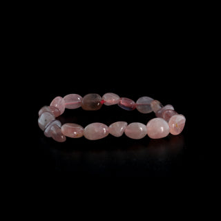 Rose Quartz Tumbled Bracelets from The Rock Space