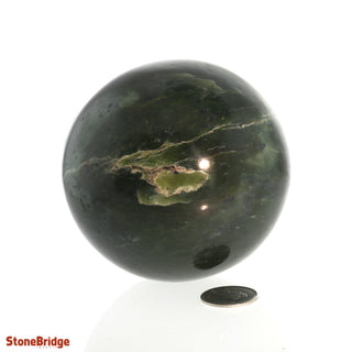 Jade Nephrite Sphere - Medium #3 - 2 3/4"    from The Rock Space