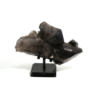 Smoky Quartz Cluster on Iron Stand U#33    from The Rock Space