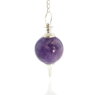 Amethyst Ball and Point Pendulum - 3 Pack from The Rock Space