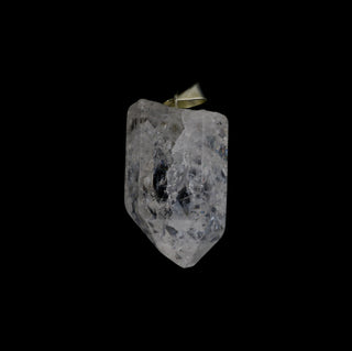 Crackle Quartz Polished Point Pendant    from The Rock Space