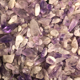 Amethyst Chevron B Tumbled Stones from The Rock Space