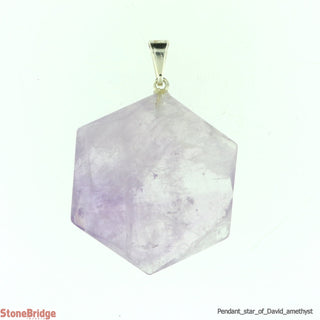 Star Of David Pendant Amethyst    from The Rock Space