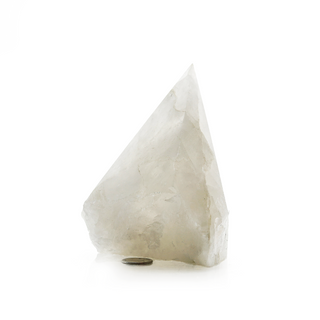 White Quartz Cut Base, Polished Point Tower #7    from The Rock Space