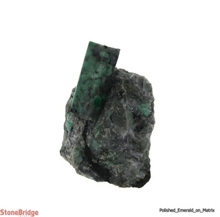 Polished Emerald on Matrix - U7    from The Rock Space