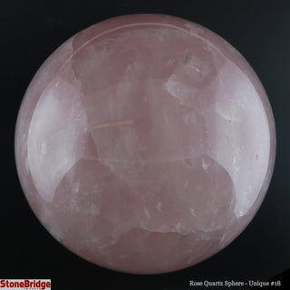 Rose Quartz Sphere U#18 - 4"    from The Rock Space