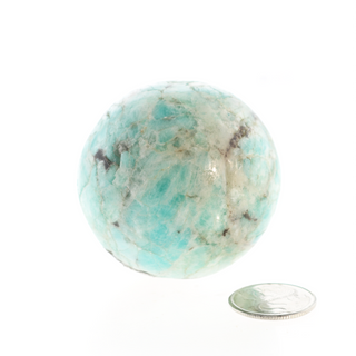 Amazonite Sphere - Extra Small #1 - 1 1/2"    from The Rock Space