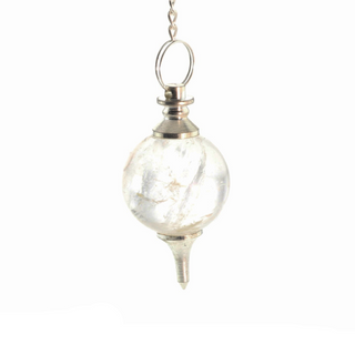 Ball & Point - Clear Quartz Pendulums from The Rock Space