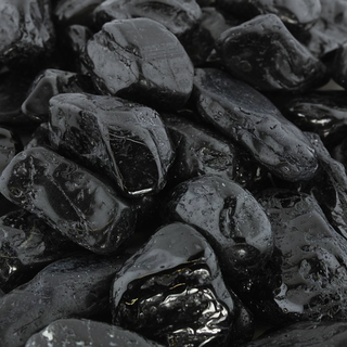 Black Tourmaline A Tumbled Stones from The Rock Space