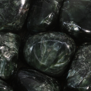 Seraphinite A Tumbled Stones from The Rock Space