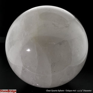 Clear Quartz Sphere U#16 - 4 1/4"    from The Rock Space