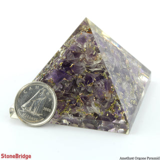 Amethyst Orgone Pyramid - Small    from The Rock Space