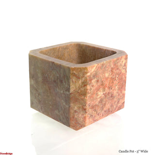 Candle Pot - 3" Wide    from The Rock Space