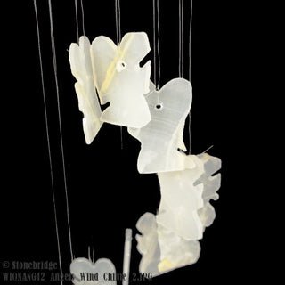 White Onyx Angel Wind Chime    from The Rock Space